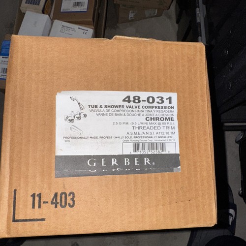 Gerber valve chrome - gerber, 3-valve